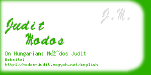 judit modos business card